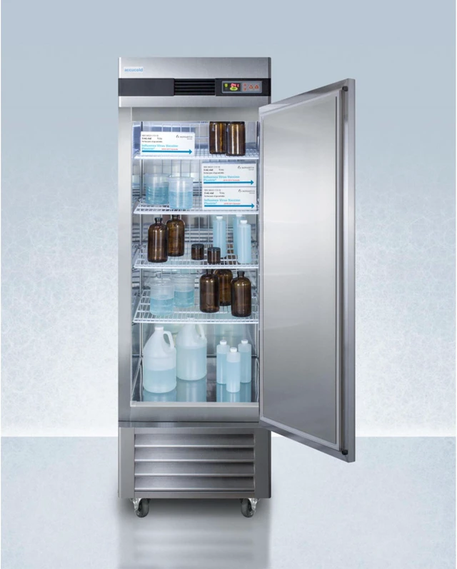 Alt view image 4 of 6 - Pharma-Lab 23 cu.ft. all-refrigerator in stainless steel