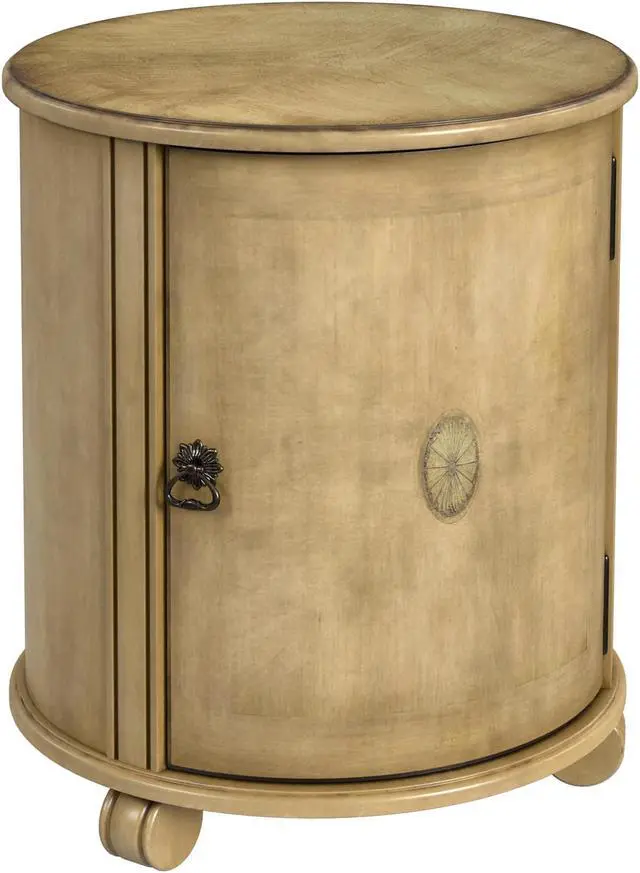 Main image of Butler Specialty Company Lawrie Drum End Table, Beige