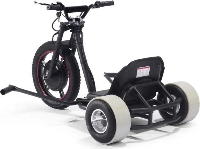 Alt view image 2 of 11 - MotoTec Drifter 48v 800w Electric Trike Lithium