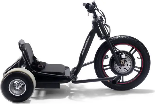 Alt view image 3 of 11 - MotoTec Drifter 48v 800w Electric Trike Lithium