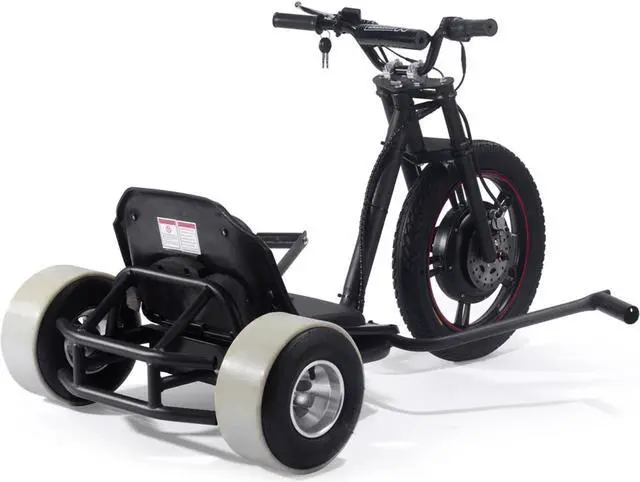 Alt view image 4 of 11 - MotoTec Drifter 48v 800w Electric Trike Lithium