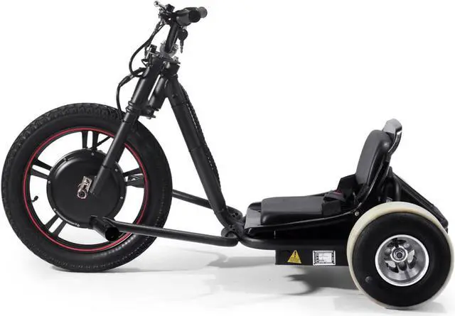 Alt view image 5 of 11 - MotoTec Drifter 48v 800w Electric Trike Lithium