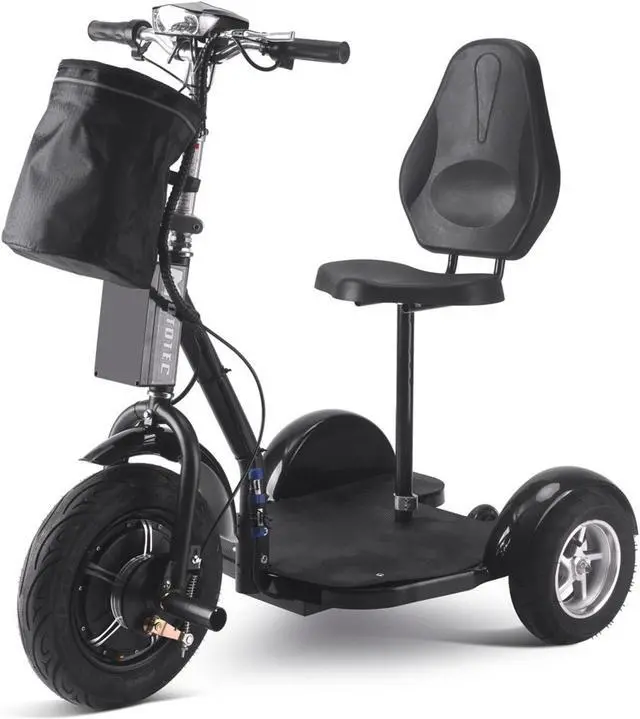 Main image of MotoTec Electric Trike 48v 1000w Lithium Black