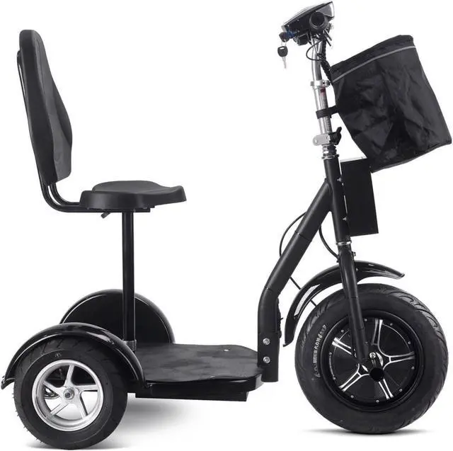 Alt view image 2 of 13 - MotoTec Electric Trike 48v 1000w Lithium Black