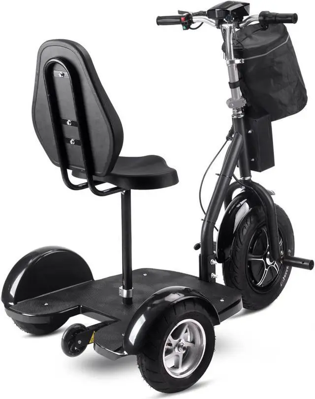 Alt view image 4 of 13 - MotoTec Electric Trike 48v 1000w Lithium Black