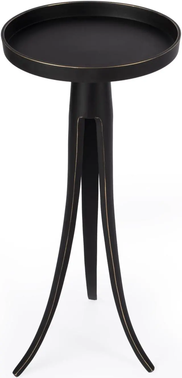 Main image of Butler Specialty Company Monique Large Pedestal Accent Table, Black
