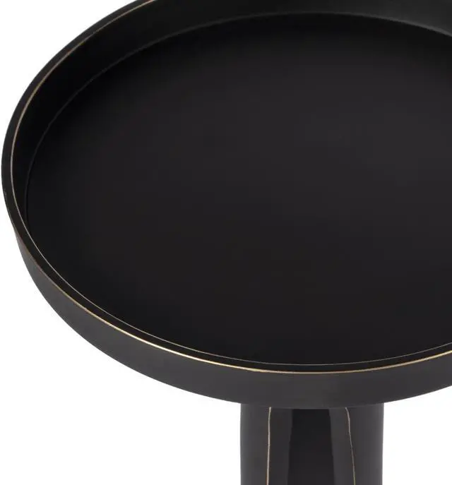 Alt view image 3 of 9 - Butler Specialty Company Monique Large Pedestal Accent Table, Black