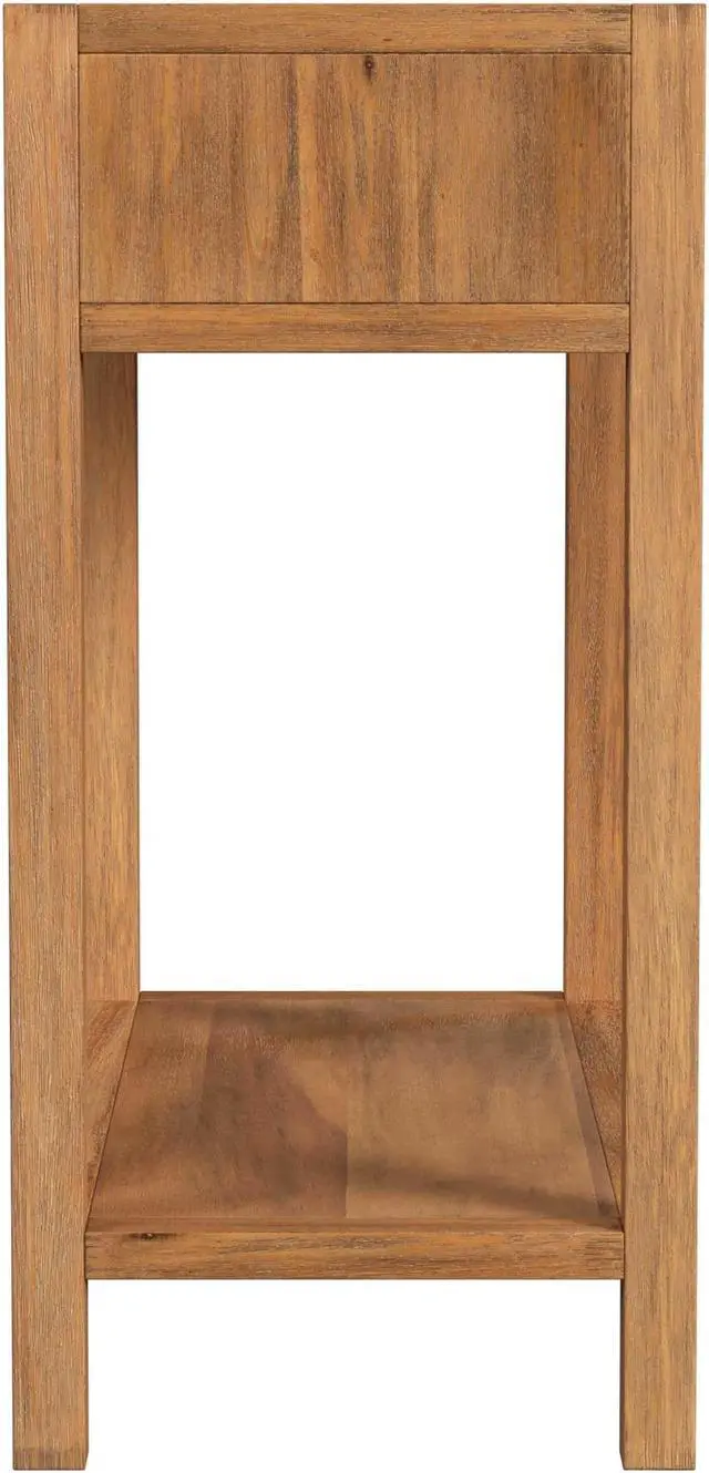 Alt view image 3 of 12 - Butler Specialty Company Lark 30" Natural Wood 1 Drawer Nightstand, Light Brown