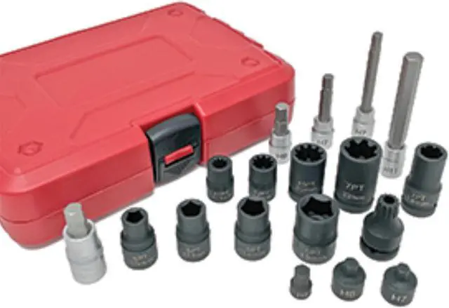 Main image of SET EURO BRAKE CALIPER SOCKET 18 PIECE