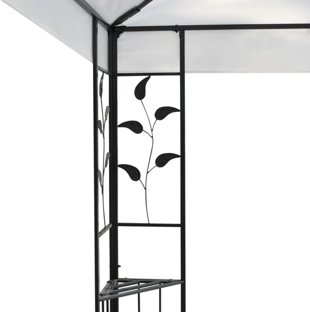 Alt view image 4 of 10 - vidaXL Gazebo 9.8'x19.7' White