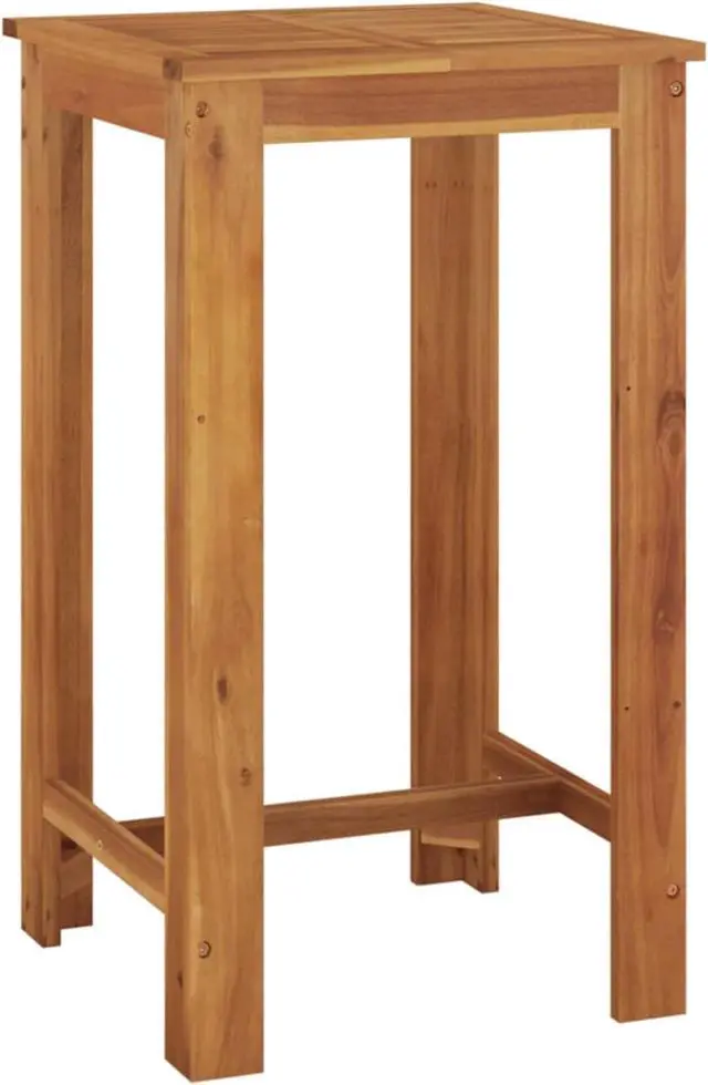 Alt view image 4 of 10 - vidaXL 3 Piece Patio Dining Set Solid Wood Acacia