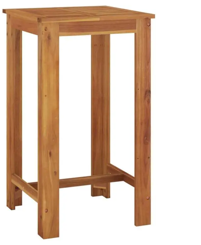 Alt view image 4 of 10 - vidaXL 3 Piece Patio Dining Set Solid Wood Acacia