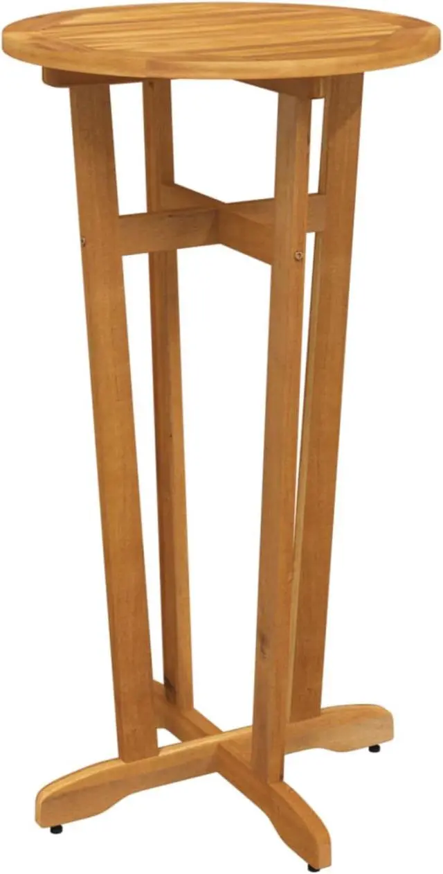 Alt view image 4 of 10 - vidaXL 5 Piece Patio Dining Set Solid Wood Acacia