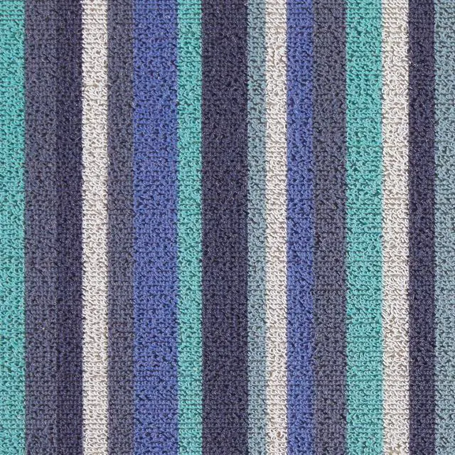 Alt view image 4 of 6 - DII Blue Tonal Stripe Tufted Mat 17.75x29.5 inches