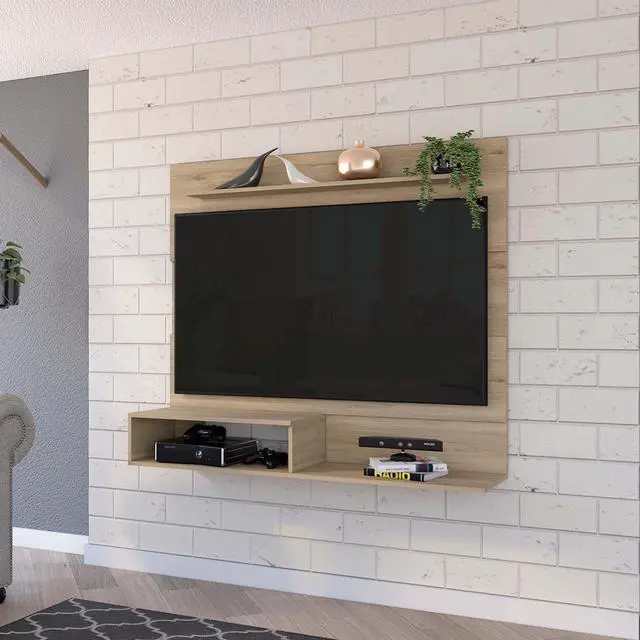 Alt view image 8 of 8 - Cabos Floating Entertainment Center For TV´s up 55", One Upper Shelf, Two Shelves