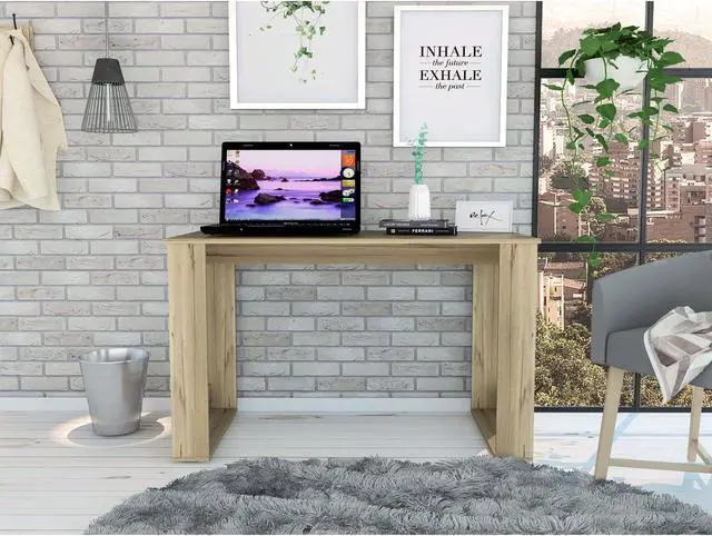 Alt view image 7 of 7 - FM FURNITURE Aurora Computer multipurpose desk, For Gaming, Study And working, Home And Home Office Desk, Carbon Espresso Finish, Made Of Particle Board, Easy To Assamble