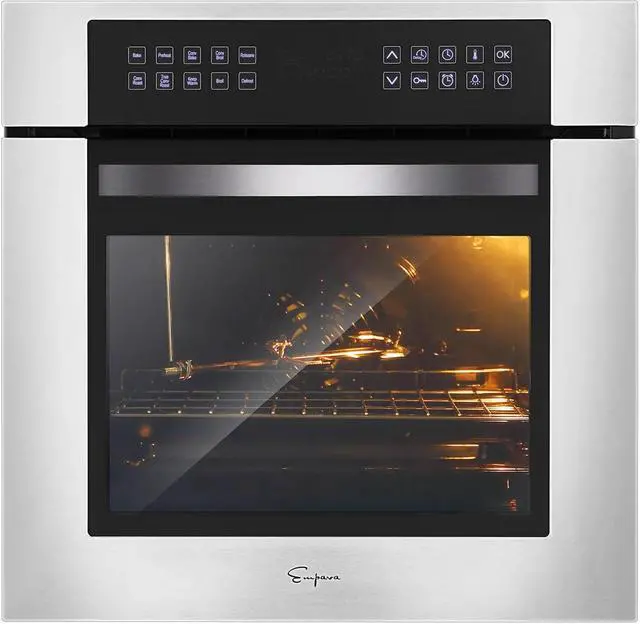 Alt view image 2 of 6 - Empava 24 in. Electric Single Wall Oven 24WOC02