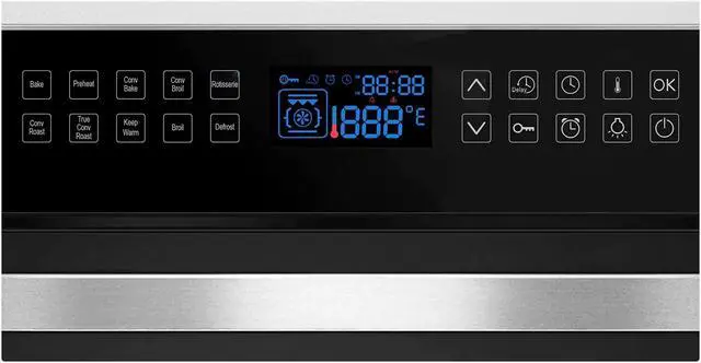 Alt view image 6 of 6 - Empava 24 in. Electric Single Wall Oven 24WOC02
