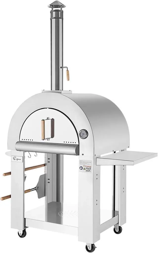 Alt view image 3 of 4 - Empava Outdoor Wood Fired Pizza Oven PG05