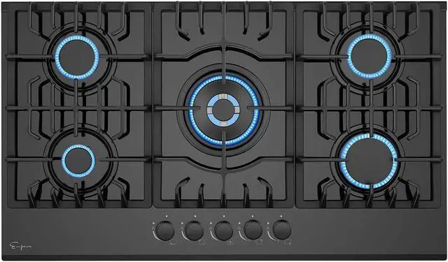 Alt view image 2 of 5 - Empava 36 in. Built-in Gas Cooktops 36GC27