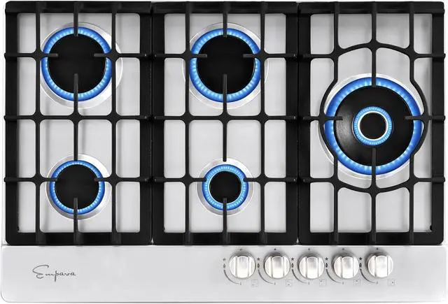 Alt view image 2 of 6 - Empava 30 in. Built-in Gas Stove Cooktop 30GC38