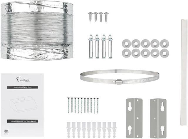 Alt view image 5 of 5 - Empava 36 In. 500 CFM Ducted Under Cabinet Range Hood 36RH12