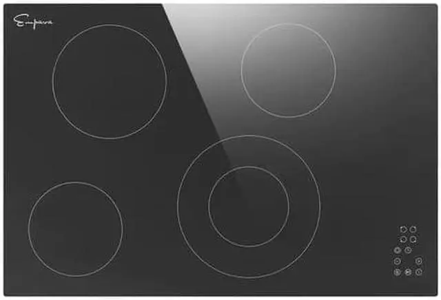 Alt view image 2 of 7 - Empava 30 Inch Black Electric Radiant Cooktop 30REC13