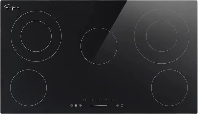 Alt view image 6 of 7 - Empava 36 Inch Black Electric Radiant Cooktop 36REC14