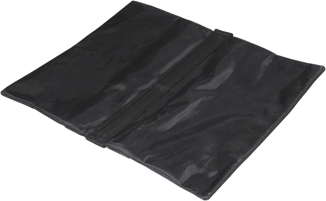 Alt view image 5 of 6 - 50lb Capacity Black Double Zipper Saddlebag Sandbag - Empty
