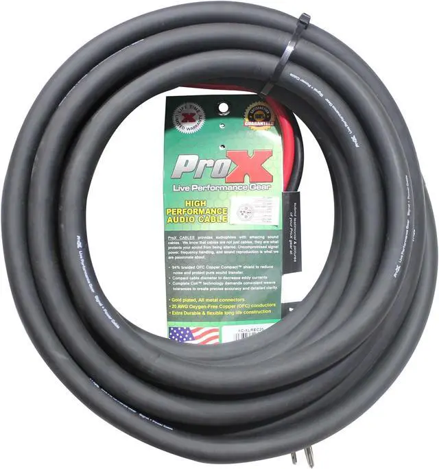 Alt view image 4 of 12 - ProX XC-XLREC25 (25ft XLR / IEC Combo)