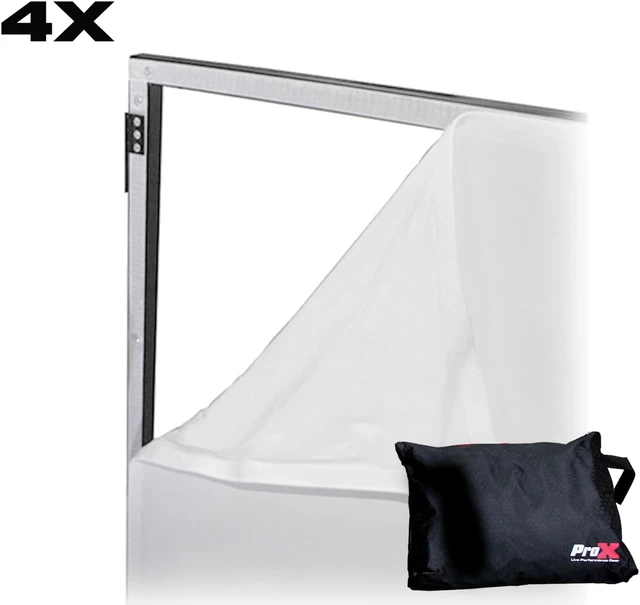 Main image of Replacement Four Panel x4 Scrim Kit for ProX Facades White Fabric