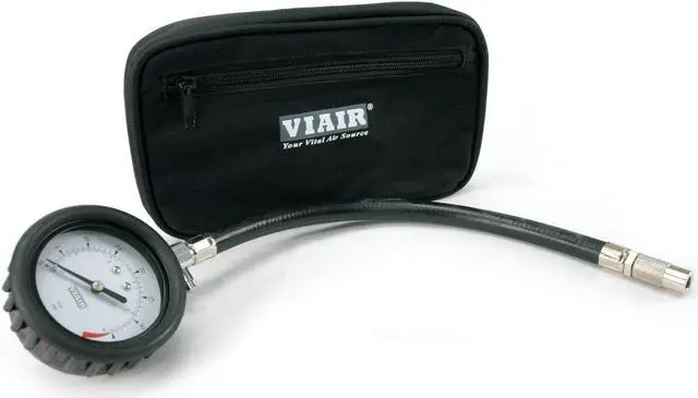 Alt view image 2 of 2 - VIAIR 90057 Tire Gauge,Hose,0 to 35 psi,Storage P