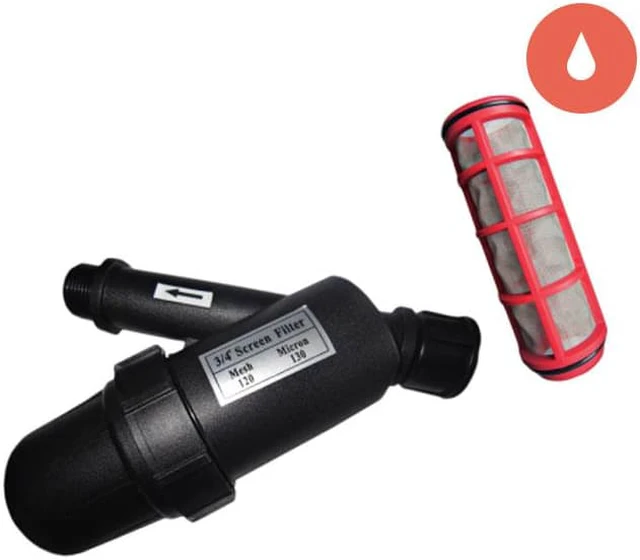 Main image of Grow Plant Hydroponic Hose & Tubing 3/4" Y Filter + 120 Mesh Screen