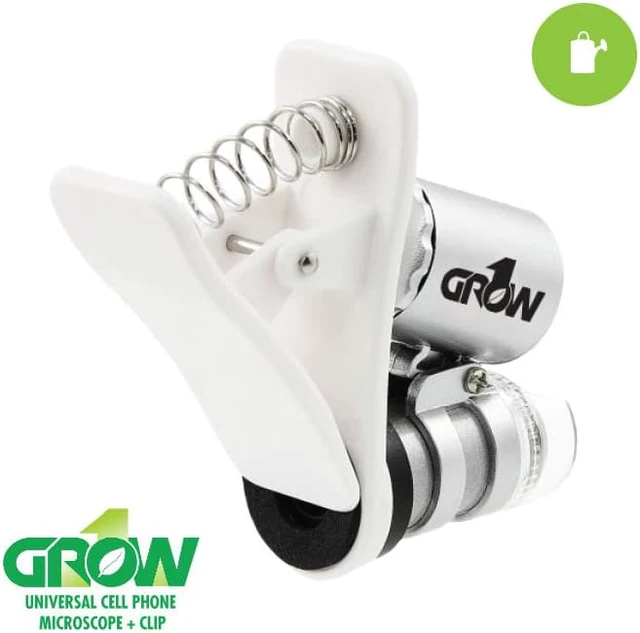 Main image of Grow1 Universal Cell Phone Microscope + Clip
