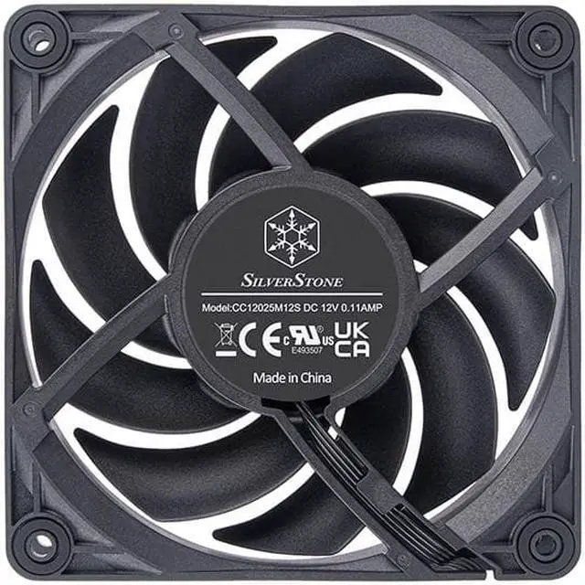 Alt view image 4 of 13 - Silverstone Performance enhanced 120mm PWM fan