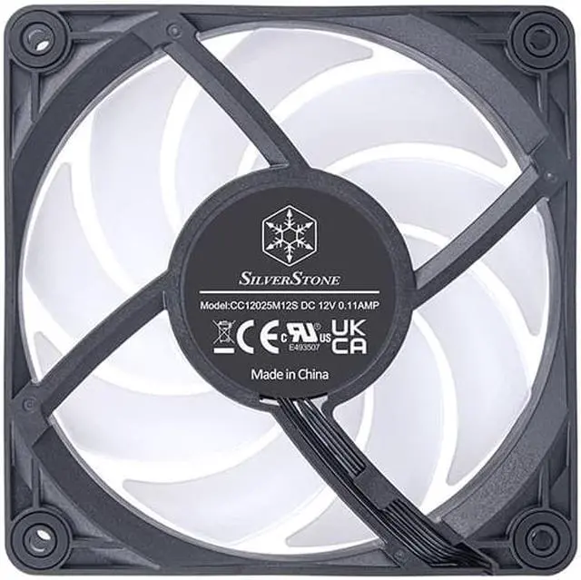 Alt view image 5 of 13 - Silverstone Performance enhanced 120mm PWM ARGB fan