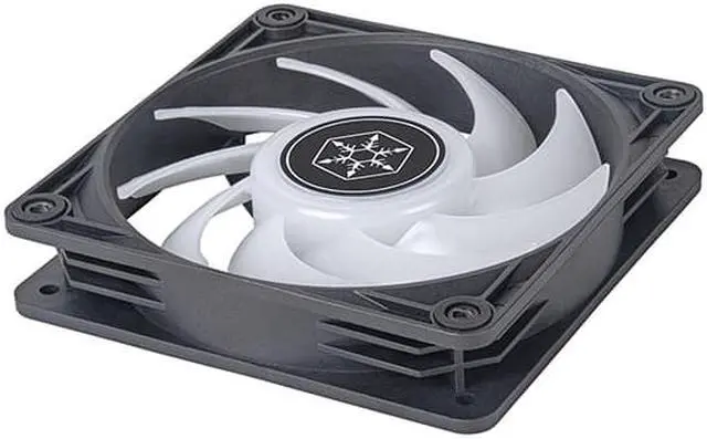 Alt view image 4 of 13 - Silverstone Performance enhanced 120mm PWM ARGB fan
