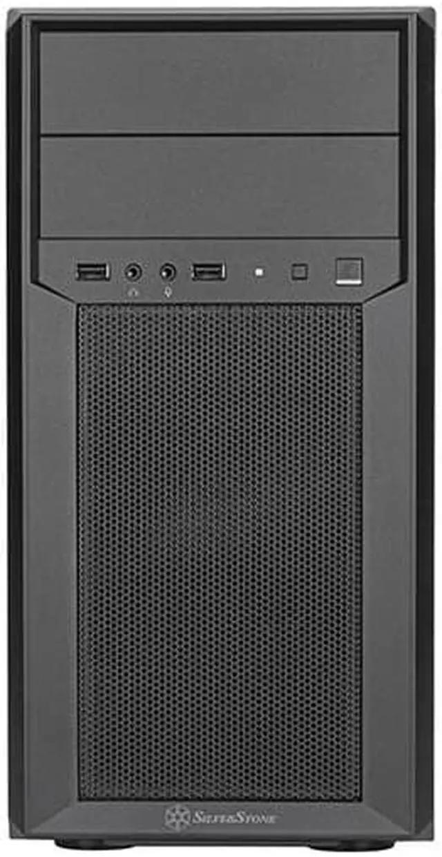 Alt view image 2 of 13 - Silverstone Compact Micro-ATX tower chassis with tremendous storage drive compatibility