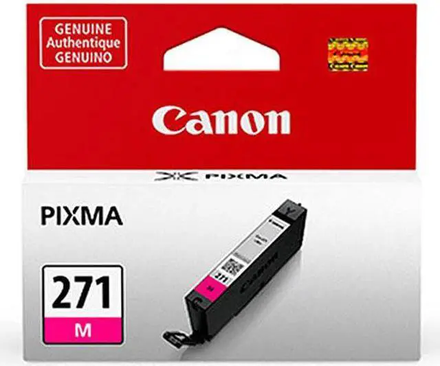 Alt view image 2 of 2 - Canon 0392C001 Cli-271M - Magenta - Original - Ink Tank - For Pixma Mg5720, Mg5721, Mg5722, Mg6820, Mg6821, Mg6822, Mg7720
