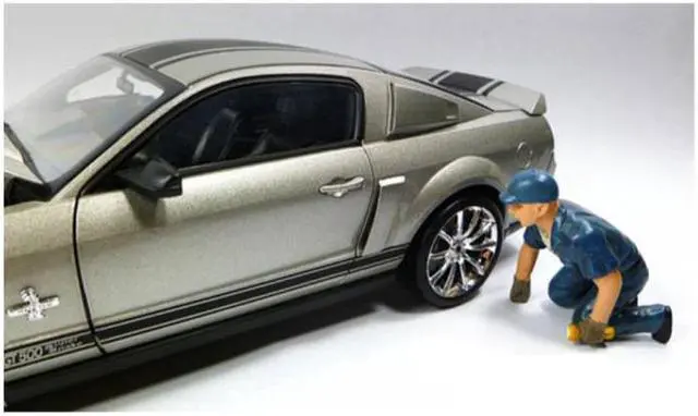 Alt view image 3 of 6 - American Diorama 23793 Tow Truck Driver Operator Scott Figure for 1-18 Scale Diecast Car Models