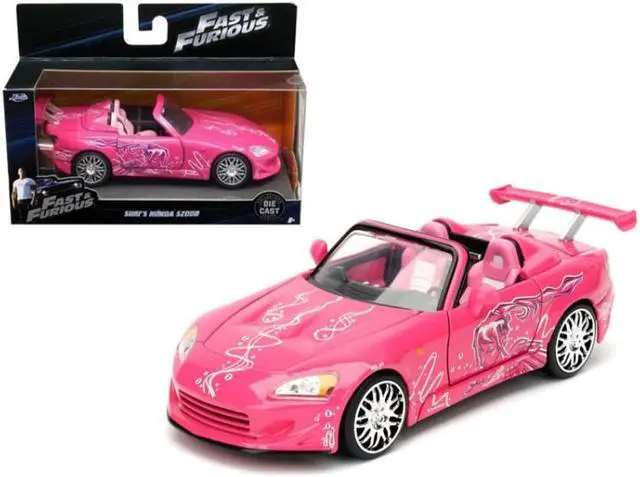 Main image of Suki\'s 2001 Honda S2000 Pink \Fast & Furious\" Movie 1/32 Diecast Model Car by Jada"