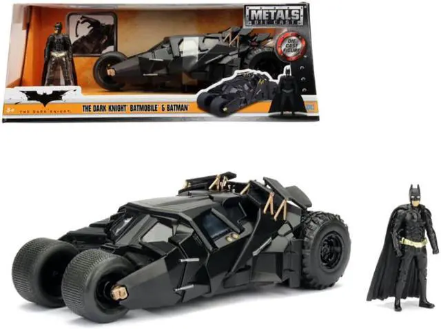 Alt view image 7 of 7 - 2008 The Dark Knight Tumbler with diecast Batman Figure 1:24 Diecast Model Car  by Jada