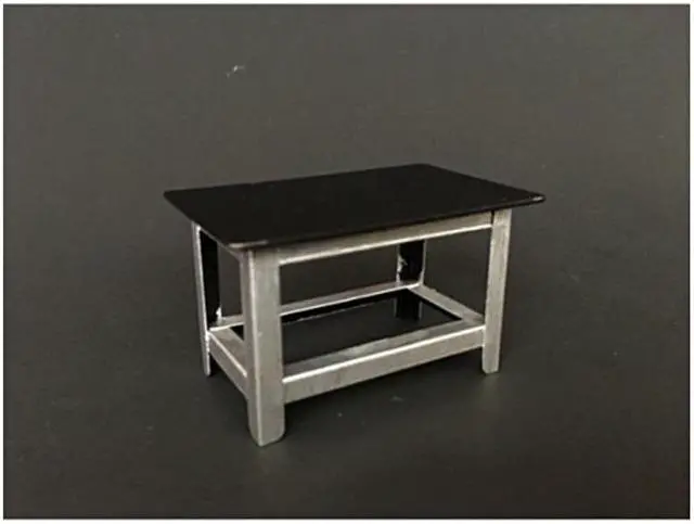 Alt view image 4 of 7 - American Diorama 77519 Metal Work Bench for 1 isto 18 Diecast Model Car