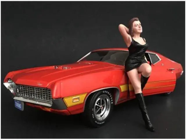 Alt view image 7 of 7 - 70's Style Figure I for 1/18 Scale Models by American Diorama