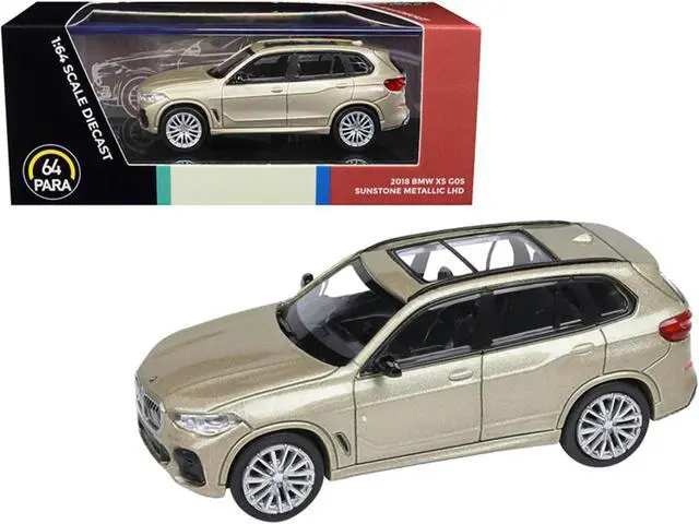 Alt view image 2 of 6 - 2018 BMW X5 G05 with Sunroof Sunstone Gold Metallic 1/64 Diecast Model Car by Paragon Models