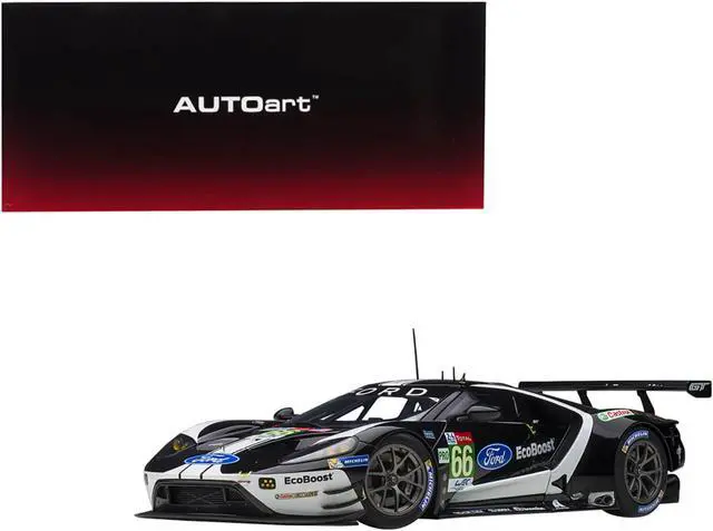 Alt view image 2 of 15 - Ford GT #66 Stefan Mucke - Olivier Pla - Billy Johnson 24H of Le Mans (2019) 1/18 Model Car by Autoart