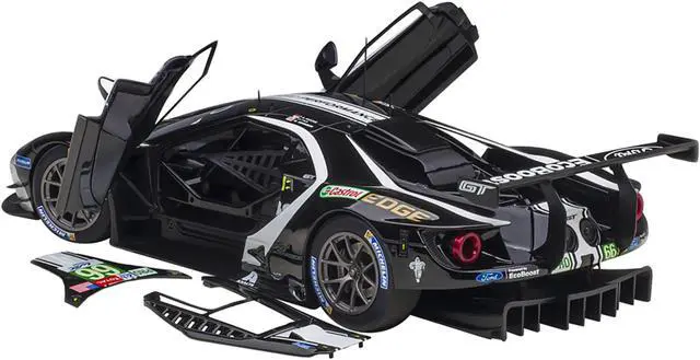 Alt view image 3 of 15 - Ford GT #66 Stefan Mucke - Olivier Pla - Billy Johnson 24H of Le Mans (2019) 1/18 Model Car by Autoart