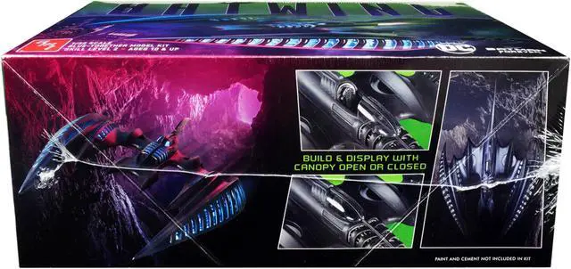 Alt view image 3 of 12 - Skill 2 Model Kit Batwing "Batman Forever" (1995) Movie 1/32 Scale Model by AMT