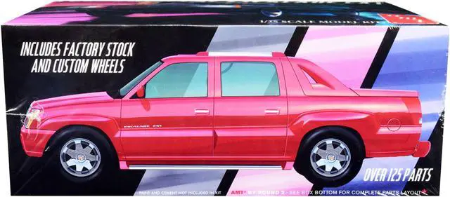 Alt view image 7 of 12 - Skill 2 Model Kit 2005 Cadillac Escalade EXT 1/25 Scale Model by AMT