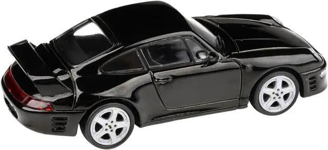 Alt view image 2 of 7 - 1995 RUF CTR2 Black 1/64 Diecast Model Car by Paragon